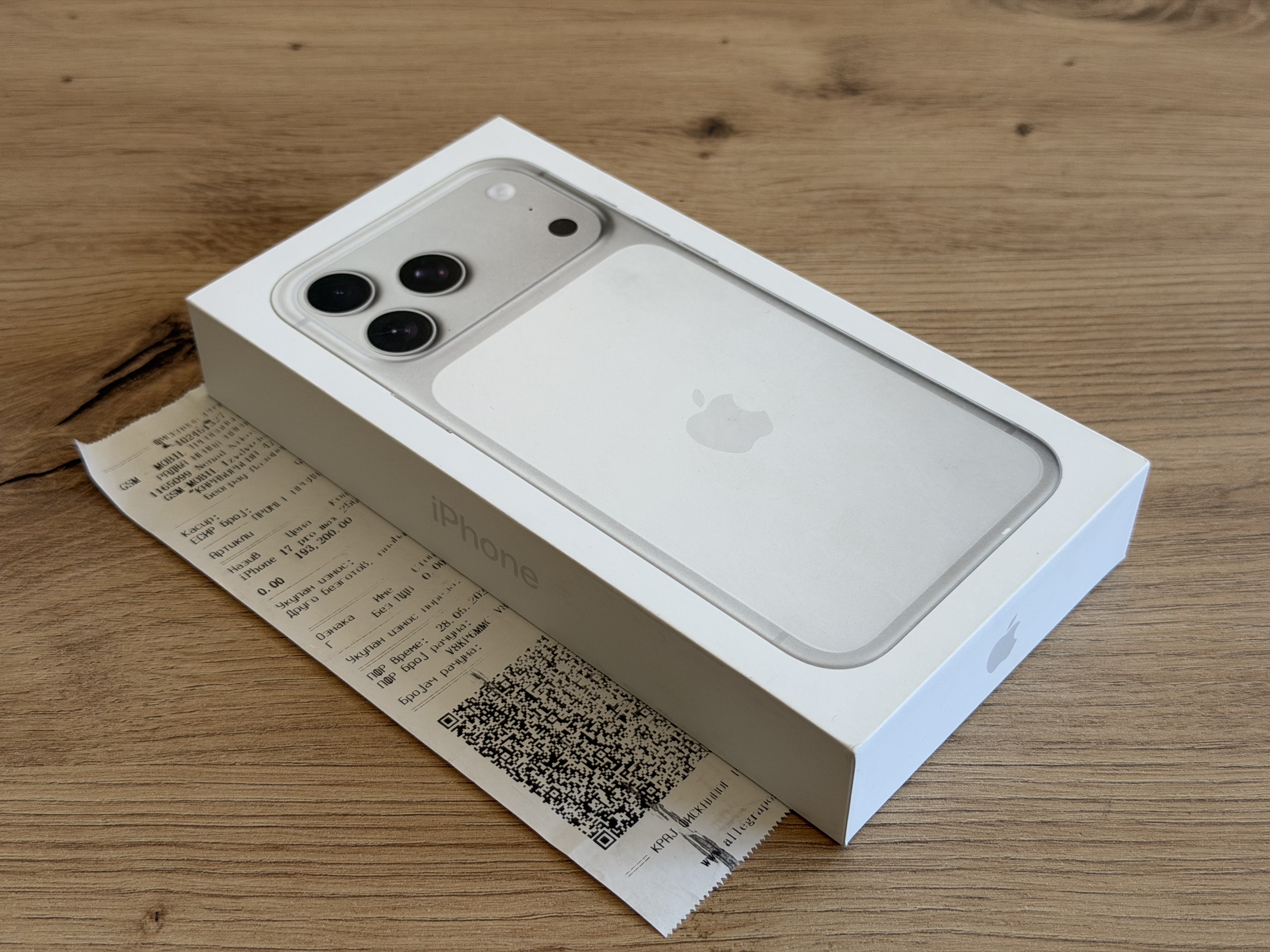 Apple IPhone 17 Pro Max 256gb Silver NOVO 256GB