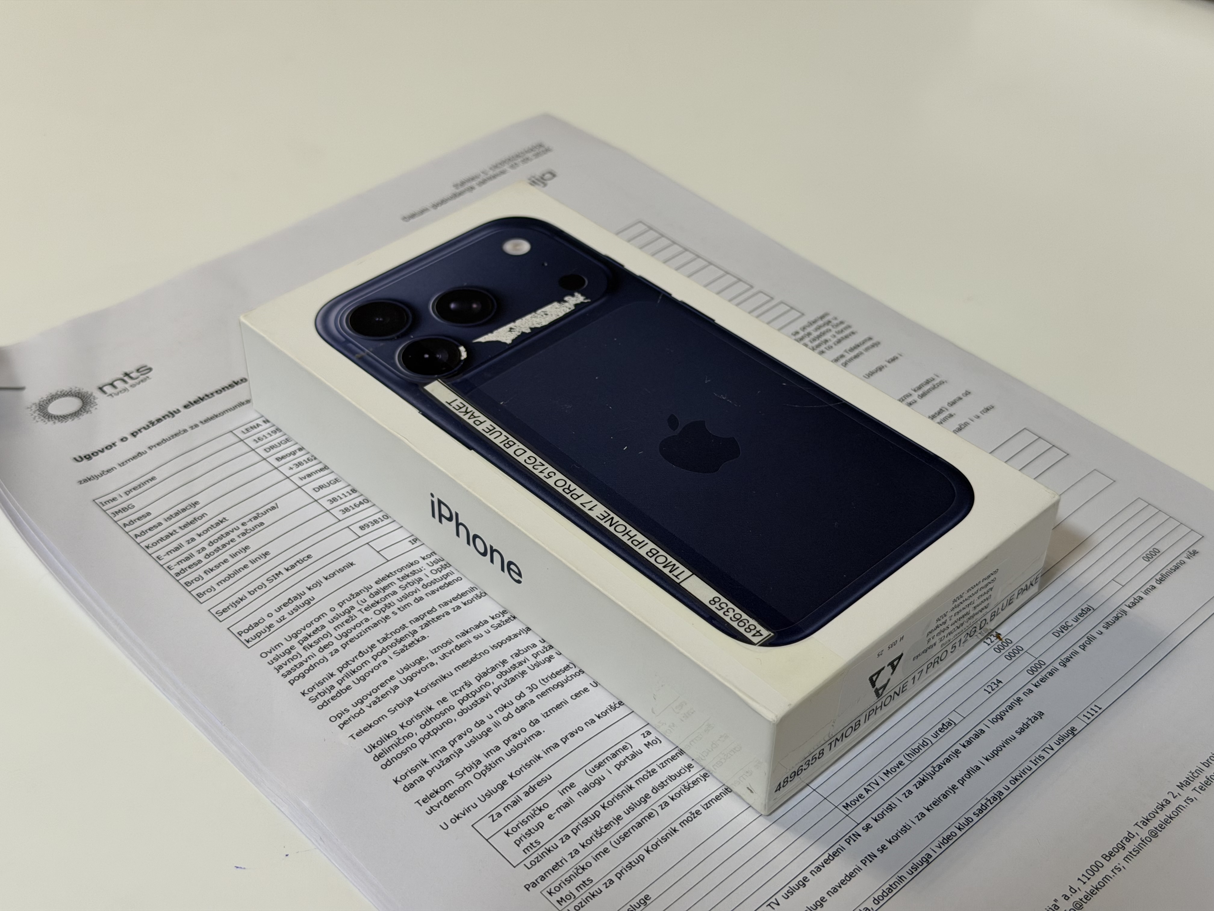 Apple IPhone 17 Pro 512gb NOVO 512GB